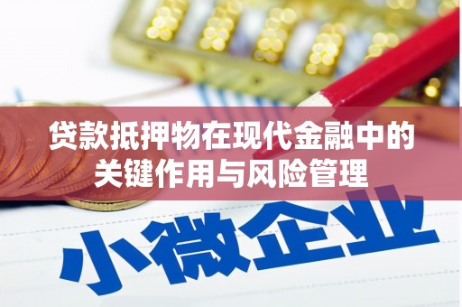 鸟松贷款抵押物在现代金融中的关键作用与风险管理