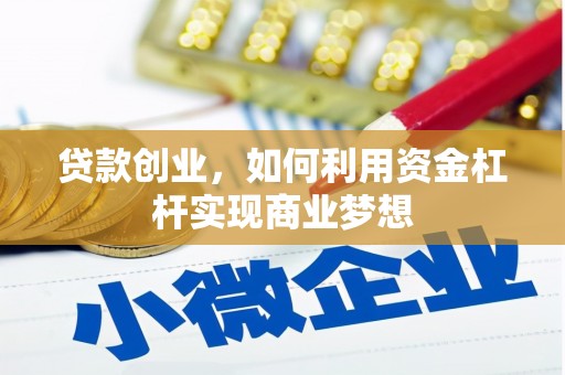 鸟松贷款创业，如何利用资金杠杆实现商业梦想