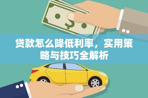 鸟松贷款怎么降低利率，实用策略与技巧全解析