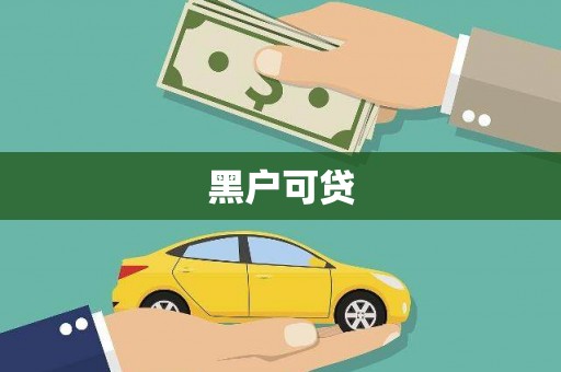 鸟松黑户可贷